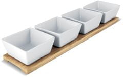 Lamart Servírovacie misky 4 ks 38 x 9 cm LT9020 BAMBOO