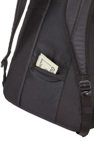 batoh na notebook case logic prevailer organizér vnútri nízka hmotnosť skryté vrecko na peniaze a doklady