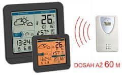 TFA Meteostanica bezdrôtová SKY - čierna