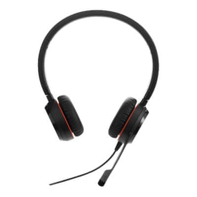 Jabra Evolve 30, Duo USB-jack MS call centrum potlačenie šumu káblové pripojenie