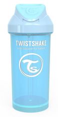 Twistshake Fľaša so slamkou 360 ml 12 + m Pastelovo modrá