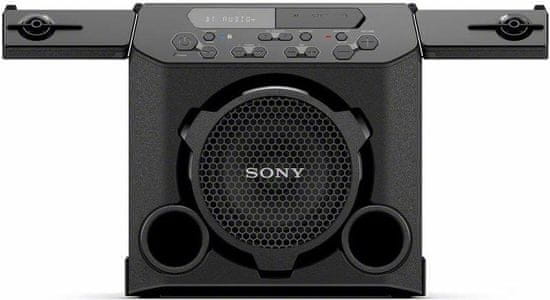 štýlový reproduktor sony gtk-pg10 bluetooth dsp nabíjacie batérie výdrž až 13 h odolnosť voči vode fm tuner