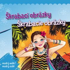 Škrabací obrázky - modrý sešit / Škrabacie obrázky - modrý zošit