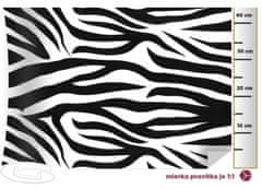 Gekkofix - Samolepiaca fólia dekoratívna 11029 ZEBRA - šírka 67,5 cm