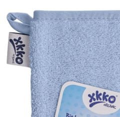 XKKO BIO bavlnená froté žinka Organic - Baby Blue