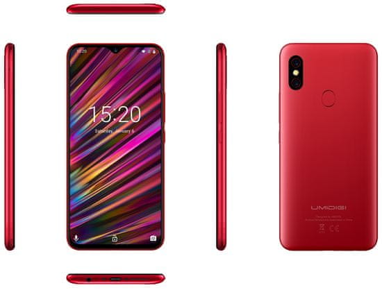 Umidigi F1 Play, 6GB/64GB, Red | MALL.SK