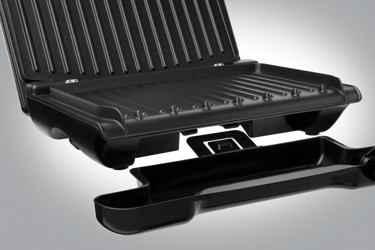 George Foreman 25041-56 Steel Family Grill Gunmetal