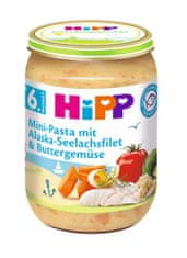 HiPP Cestoviny s aljašskou treskou v maslovej zelenine 6 x 190g