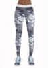 Fitness legíny Code white-grey, viacfarebná, XL