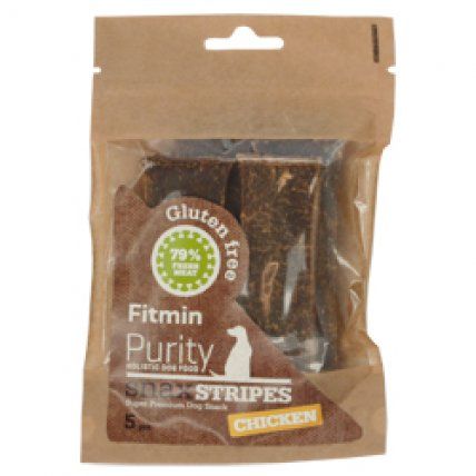 Fitmin Dog Purity Snax STRIPES chicken 5 ks