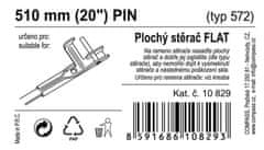 Compass Stierač FLAT BULK (PIN) 20"/510mm