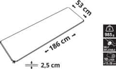 Cattara Karimatka samonafukovacia 186x53x2, 5cm modrá