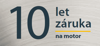 10ročná záruka na motor