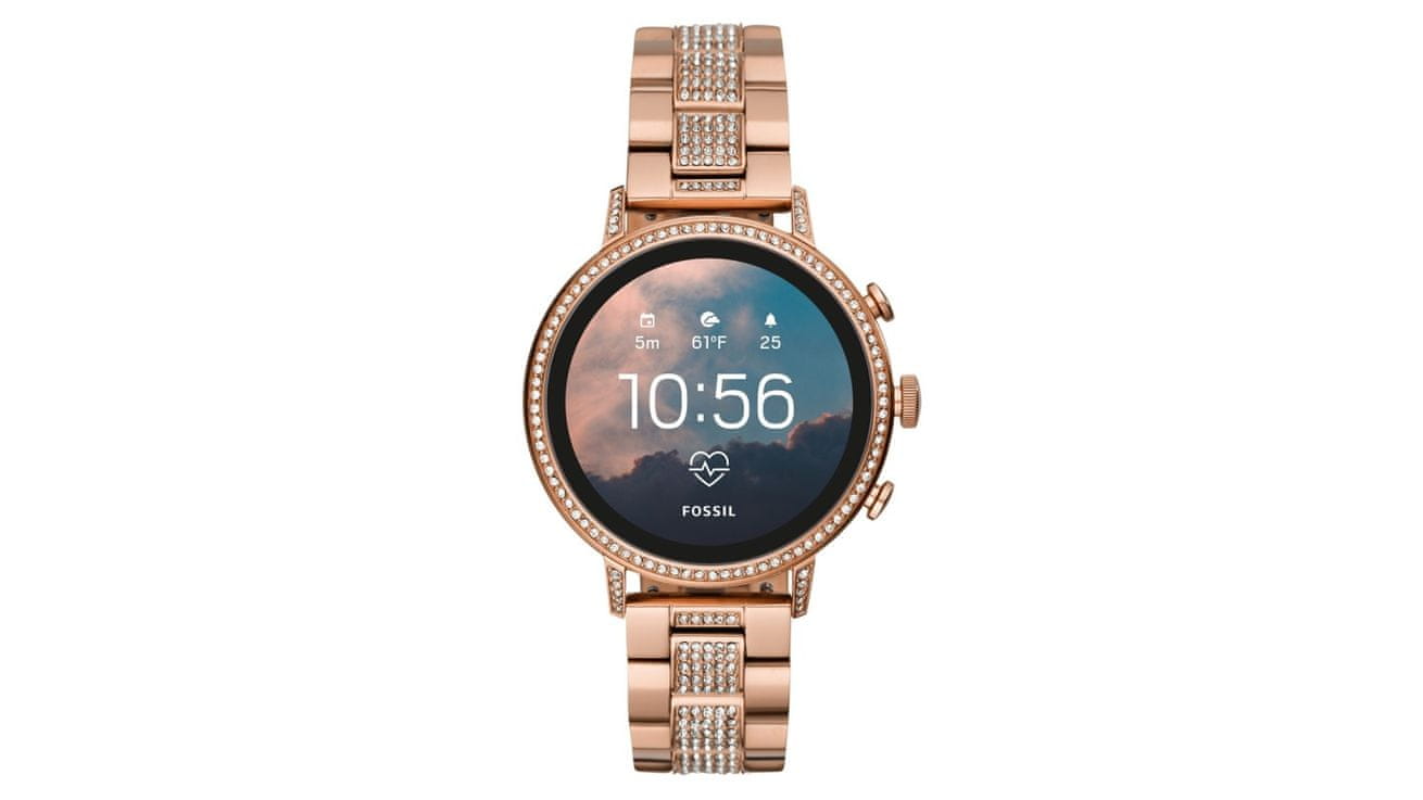 Fossil FTW6011 F Rose Gold Rose Gold Steel