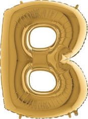 Grabo Nafukovací balónik písmeno B zlaté 102 cm