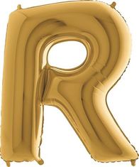 Grabo Nafukovací balónik písmeno R zlaté 102 cm