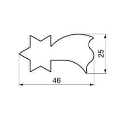 Smolík Vykrajovačka kométa 4,6 cm