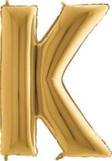 Grabo Nafukovací balónik písmeno K zlaté 102 cm