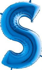 Grabo Nafukovací balónik písmeno S modré 102 cm