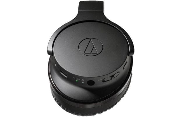 nadčasové trendy bezdrôtové slúchadlá audio-technica ath-anc900bt Bluetooth 5.0 anc technológia potlačenia okolitých hlukov 3 režimy výdrž až 35 h mikrofón pre handsfree kompletne skladacia konštrukcia živé detaily jasné výšky hlboké basy mäkké polstrovanie li-pol batéria