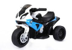 Beneo Elektrická trojkolka BMW S 1000 RR, Licencované, 6 V, kožené sedadlo, 1 motor, modré