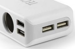 Technaxx Nabíjačka do auta, 4× USB port, 3× zásuvka (TE11) 4592