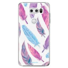 iSaprio Plastový kryt - Feather Pattern 10 pre LG V30