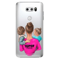 iSaprio Plastový kryt - Super Mama - Boy and Girl pre LG V30