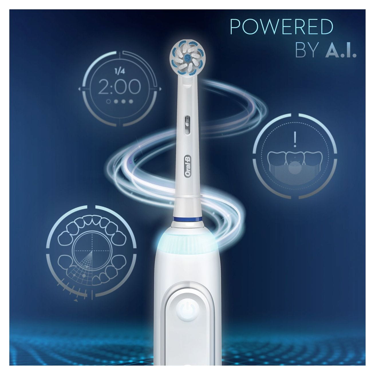 Oral-B Genius X 20000N White Sensitive guľatá hlava