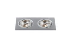 BPM BPM Vstavané svietidlo Aluminio Plata, kartáč.hliník 18LEDx3W, 230V 3051LED.D40.3K