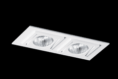 BPM BPM Vstavané svietidlo Aluminio Blanco, biela, 2x50W, 12V 4935 4267