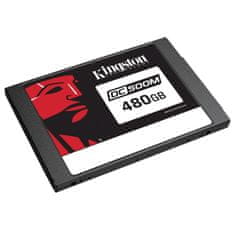 Kingston DC500M 480 GB SSD disk, SATA3, 6,35 cm (2,5"), 3D TLC - použité