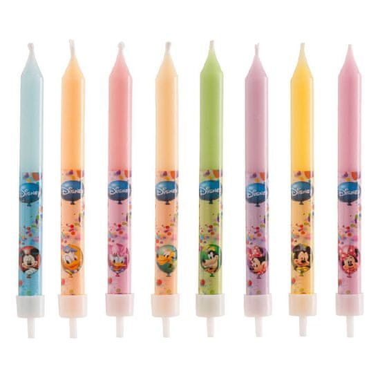 Dekora Tortové sviečky farebné Mickey a priatelia 9cm