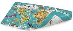 Hape Detské puzzle - Mapa sveta 2 v 1