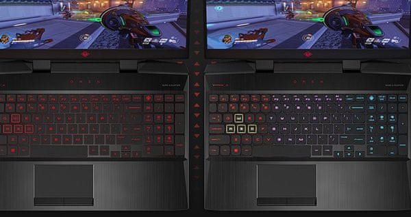 Herný notebook HP OMEN 15-dc1020nc 15,6 palca Full HD IPS displej gaming keyboard WASD podsvietená