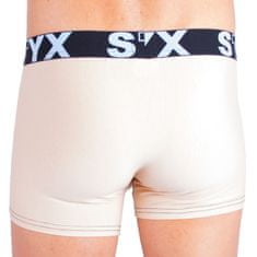 Styx Pánske boxerky športová guma béžové (G3) - veľkosť S