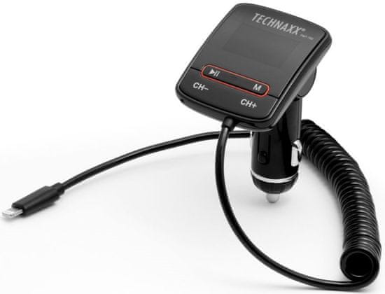 Technaxx FM transmitter s funkciou nabíjania a prehrávania hudby (FMT700) 4546