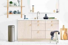 Brabantia Koš Touch Bin New, 30L - Platinová