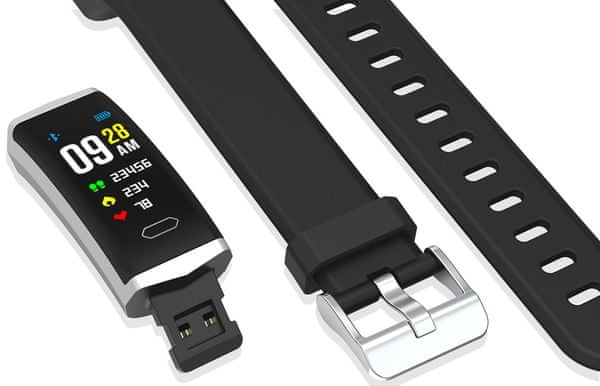 Fitness náramok Evolveo FitBand B5, notifikácia, funkcia nájsť telefón, ovládanie fotoaparátu, spúšť fotoaparátu