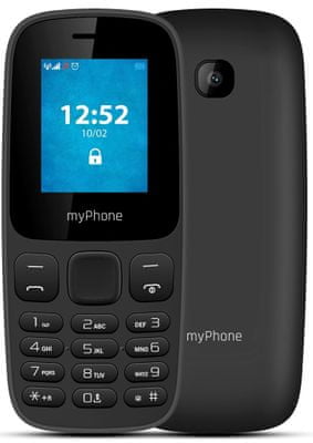 myPhone 3330, tlačidlový telefón, Dual SIM, malé rozmery, ľahký, klasický.