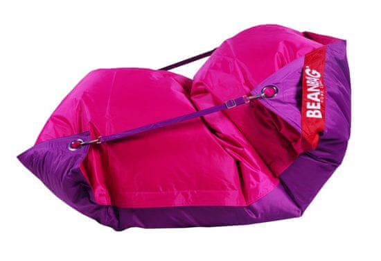 Beanbag Sedací vak 189x140 duo pink - purple