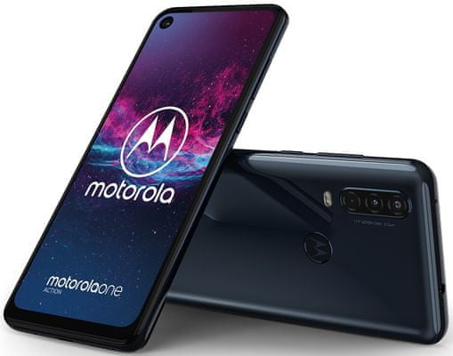 Motorola One Action, veľký displej, trojitý fotoaparát, výkonný procesor, NFC, rýchle nabíjanie