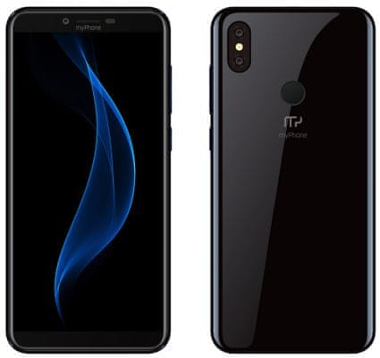 myPhone City 2, LTE, Android 9.0, duálny fotoaparát, čítačka odtlačkov prstov, odomykanie tvárou