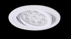 BPM BPM Vstavané svietidlo Aluminio Blanco, biela, 9LEDx3W, 12V 4271LED.D40.3K