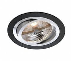 BPM BPM Vstavané svietidlo Aluminio Negro, čierna, 9LEDx3W, 230V 4904 3073LED.D40.3K