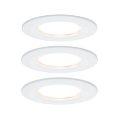 Paulmann Paulmann Vstavané svietidlo LED Nova kruhové 3x6,5W biela mat nevýklopnou 934.60 P 93460 93460