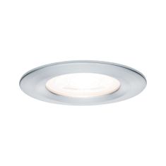 Paulmann Paulmann Vstavané svietidlo LED Nova kruhové 1x6,5W GU10 hliník brúsený nevýklopnou 3-krokové-stmievateľné 934.79 P 93479 93479