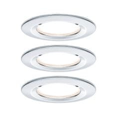 Paulmann Paulmann Vstavané svietidlo LED Nova kruhové 3x6,5W GU10 chróm nevýklopnou 3-krokové-stmievateľné 934.81 P 93481 93481