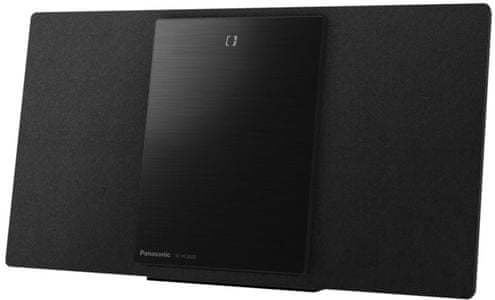 bezdrôtový Bluetooth 4.2 multipairing mikrosystém panasonic sc-hc2020 sa štíhlym prevedením tela možnosť umiestnenia na stenu wifi chromecast multiroom google assistant aplikácia panasonic music control