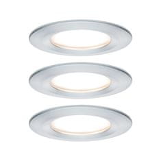 Paulmann Paulmann Vstavané svietidlo LED Nova kruhové 3x6,5W hliník brúsený nevýklopnou 3-krokové-stmievateľné 934.98 P 93498 93498